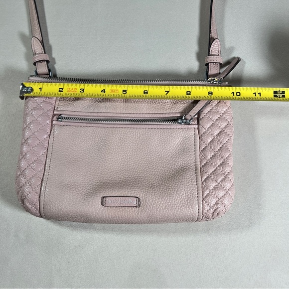 Vera Bradley Small Carryall Leather Crossbody Bag in "Pink Sands" Neutral Casual - Picture 13 of 16
